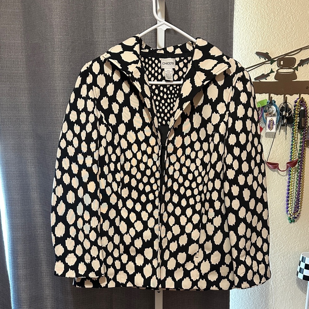 Chico's Black and White Women's Jacket